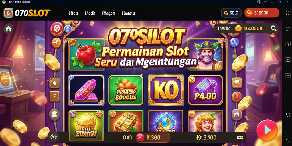 Screenshot game 070SLOT menampilkan gameplay Slot yang mengasyikkan.