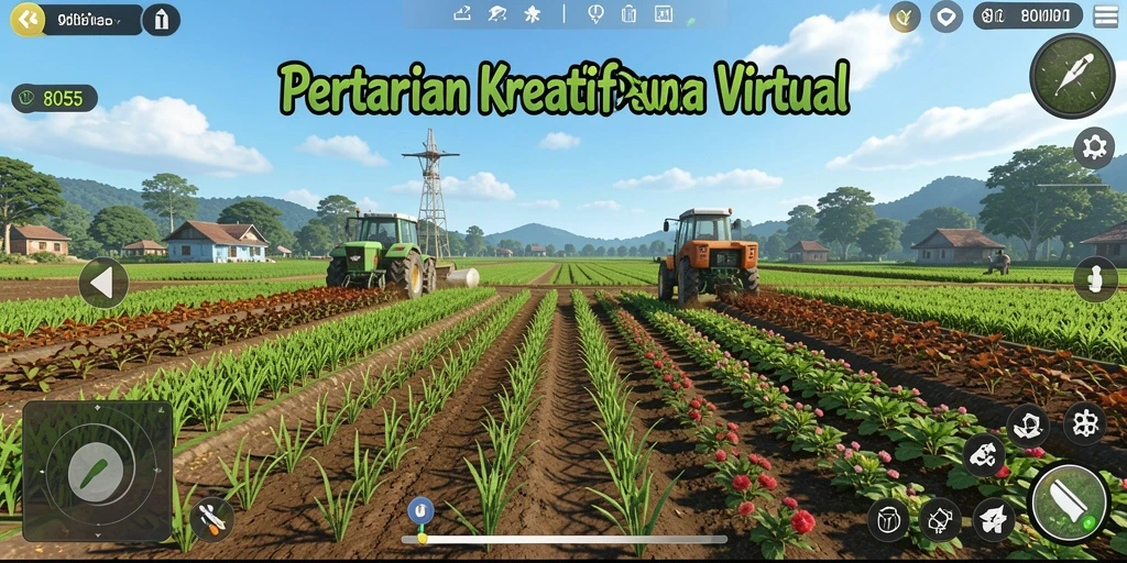 Gameplay seru dan mendidik di dunia pertanian virtual
