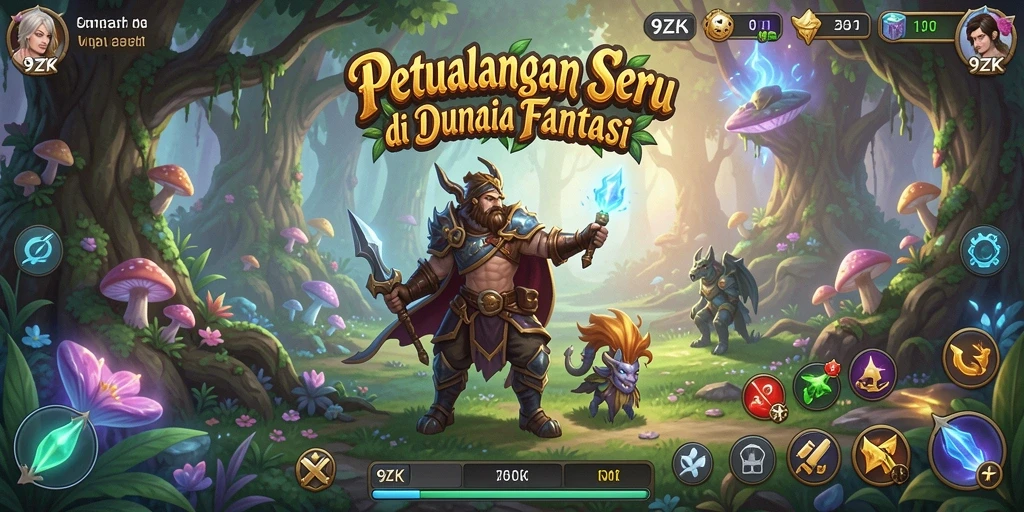 Gameplay seru 9ZK dengan visual menakjubkan dan adventure penuh tantangan.