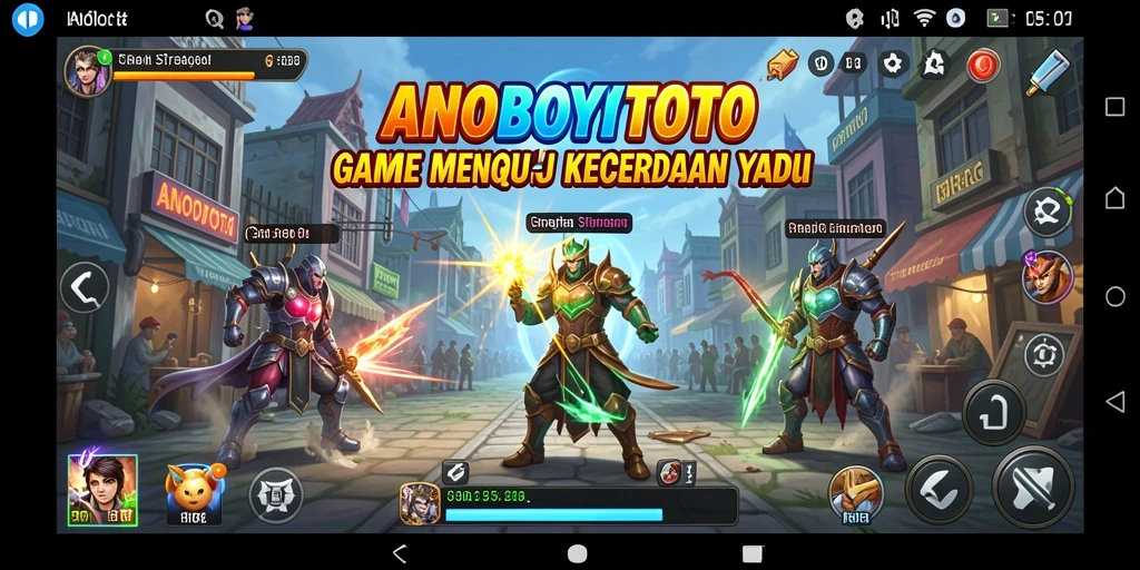 Tampilan gameplay ANOBOYTOTO yang menegangkan dan penuh strategi.