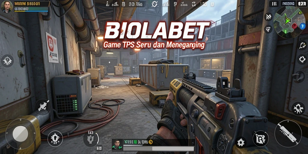 Tampilan gameplay seru di BIOLABET dengan aksi TPS yang mendebarkan.