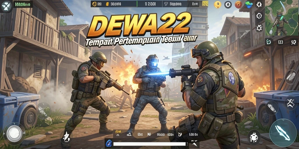 DEWA22 menampilkan intensitas pertempuran dalam gameplay Battle Royale.