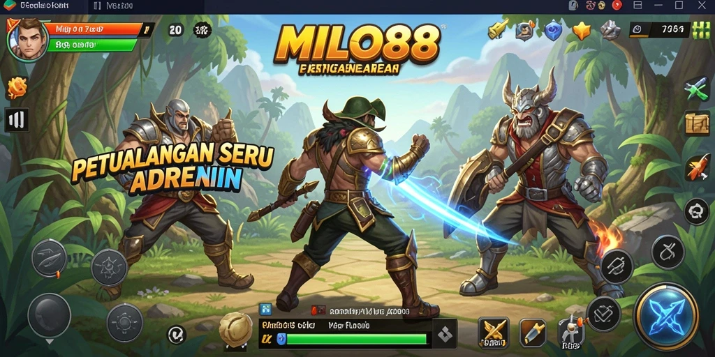 Tangkap aksi seru dalam gameplay petualangan MILO88.