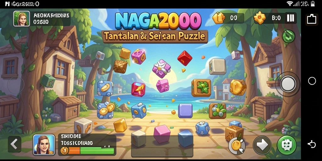 Tampilan gameplay seru dalam NAGA2000 yang penuh tantangan.