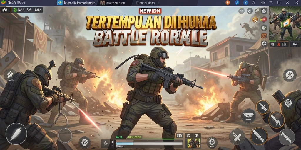 Tangkapan layar menunjukkan pertempuran seru di NEWIDN.