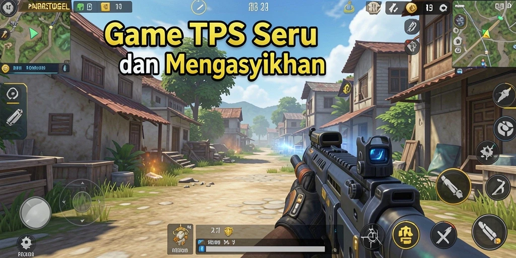 Screenshot utama PARISTOGEL menampilkan aksi gameplay TPS yang mendebarkan.