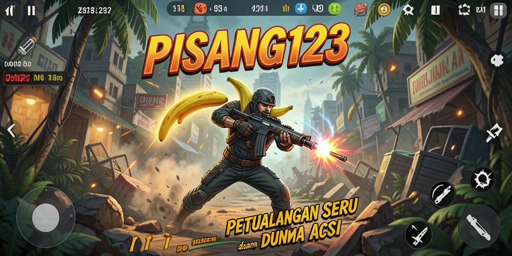 Tampilan menarik dari gameplay PISANG123 menunjukkan aksi yang mendebarkan.