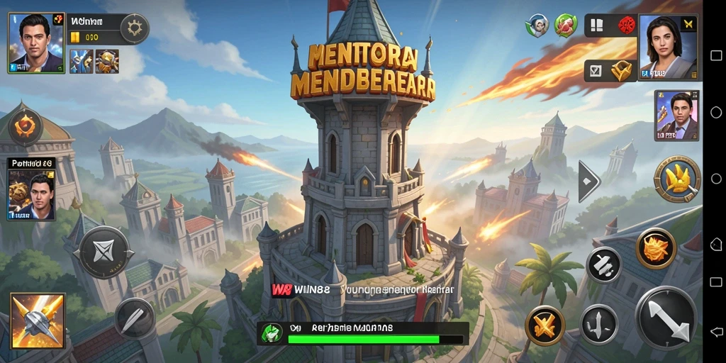 Gameplay Tower Defense yang mendebarkan dan penuh warna.